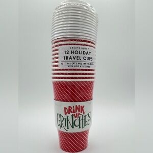 12 Holiday Travel Cup Set Grinches